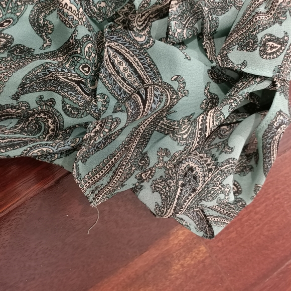 Portmans green paisley playsuit | size 8 - Picture 4 of 6